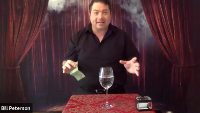 He is a Master of his craft! Experience World-Class Magic live streamed directly to you by Magician Bill Peterson!